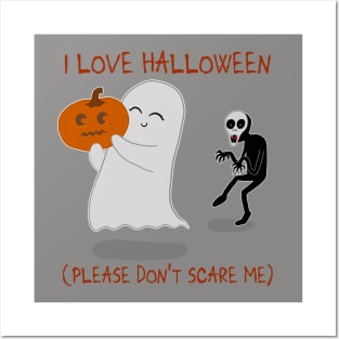 I love Halloween (please don’t scare me) Posters and Art